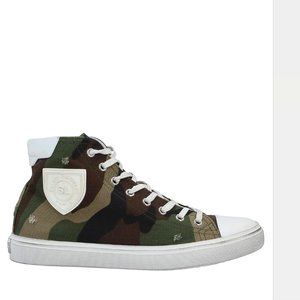 Saint Laurent Camo Sneakers Military green Size 38.5 (EU) NIB